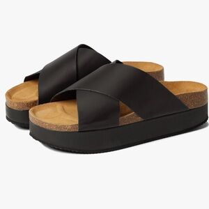 Free People Sidelines Flatform Sandal Size 8